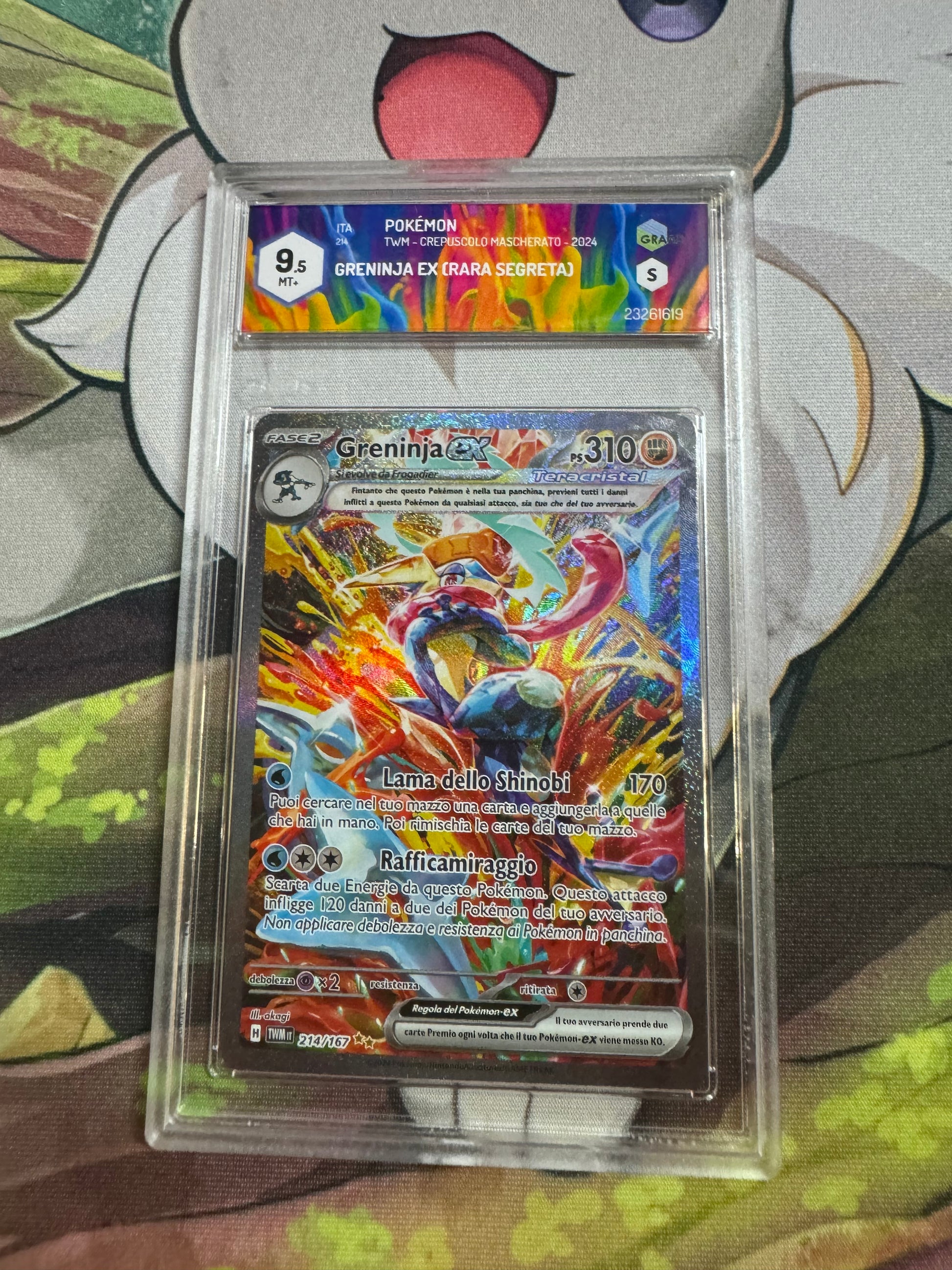 Greninja Ex Rara Segreta GRAAD 9.5